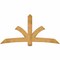 Ekena Millwork Davenport Rough Sawn Timber Gable Bracket, Western Red Cedar, 84"W x 42"H x 6"D x 6"F, 12/12 Pitch GBW084X42X0606DAV00RWR - alternate 1